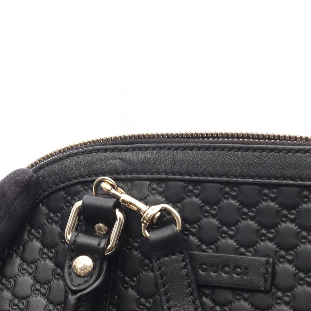 Gucci guccissima Handbag Leather Black - Picture 7 of 7
